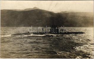 S.M. U-XXIX osztrák-magyar tengeralattjáró / K.u.k. Kriegsmarine Unterseeboot XXIX / Austro-Hungarian Navy submarine "U 29". photo