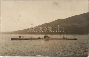 S.M. U-XXXVIII osztrák-magyar tengeralattjáró / K.u.k. Kriegsmarine Unterseeboot XXXVIII / Austro-Hungarian Navy submarine "U 38". photo