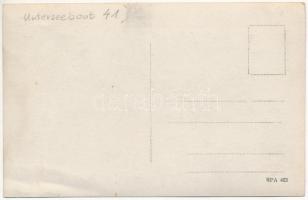 S.M. U-XLI osztrák-magyar tengeralattjáró / K.u.k. Kriegsmarine Unterseeboot XLI / Austro-Hungarian ...