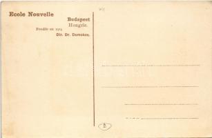 Budapest XII. Ecole Nouvelle (Dir. Dr. Domokos) / Új iskola (1914-ben alapították) a Bíró utca 16-18...