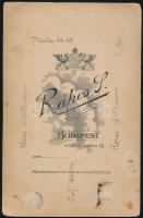 cca 1905 Hubay Jenő (1858-1937) hegedűművész, zeneszerző és tanítványai, Weltmann Rózsi és Ferenc, k...