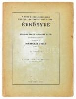 A gróf Klebelsberg Kuno Magyar Történetkutató Intézet évkönyve. VI. évf. 1936. Károlyi Árpád és Angyal Dávid közreműködésével szerkeszti Miskolczy Gyula igazgató. Bp., 1936, Magyar Történetkutató Intézet,(Pécs,Dunántúl-ny.), 8+344 p. + 3 t. Kiadói papírkötés. Felvágatlan lapokkal.