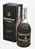 Renault & Co. Cognac Carte Noire Extra, francia, 0,7l, 40%, bontatlan, díszdobozban
