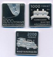 2010. 1000Ft Cu-Ni "Bíró László József, a golyóstoll szabadalmaztatója" kapszulában + 2011...