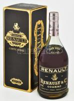 Renault & Co. Cognac Carte Noire Extra, francia, 0,7l, 40%, bontatlan, díszdobozban