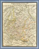 Europaeisches Russland mit Kasan, Astrachan und Georgien.  Gotha, Perthes [ca. 1845]., Színezett rézmetszetű térkép 18x24 cm Paszpartuban