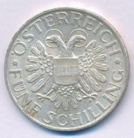 Ausztria 1935. 5Sch Ag "Madonna - Magna Mater Austriae" T:AU,XF kis karc Austria 1935. 5 S...