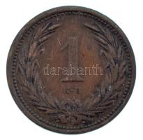 1892KB 1f bronz Körmöcbánya T:VF Hungary 1892KB 1 Fillér bronze Kremnitz C:VF Adamo K1