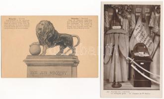 NAPOLEON - 15 db régi használatlan képeslap / 15 pre-1945 unused postcards