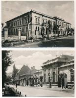 Kiskunhalas - 6 db modern város képeslap: Római katolikus templom, Lenin tér, Kórház, Hősök tere, Ál...