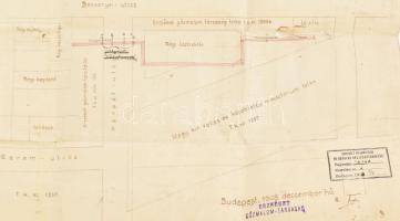 1908 A Viktória gőzmalom Bp., XIII (ma). Bessenyei és Kárpát utca környékének (Újlipótváros) helyszí...