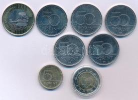 2009. 200Ft + 2016-2020. 50Ft Cu-Ni (5xklf) emlékérmék + 2021. 5Ft "75 éves a forint", &qu...