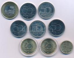 2009. 200Ft + 2006-2020. 50Ft Cu-Ni (5xklf) emlékérmék + 2020. 20Ft "Tisztelet a hősöknek"...