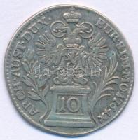 Csehország / Történelmi tartomány 1764. 10kr Ag "Mária Terézia" (3,73g) T:VF patina Bohemi...
