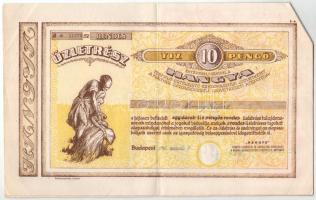 Budapest 1941. "Hangya Termelő-Értékesítő és Fogyasztási Szövetkezet" üzletrésze 10P-ről (...