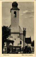 Csíkszereda, Mercurea Ciuc; Római katolikus templom. Elekes M. kiadása, Biró felvétele / church