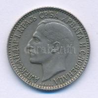 Szerb-Horvát-Szlovén Királyság 1925. 1D Cu-Ni I. Alexander T:AU Kingdom of the Serbs, Croats and Slovenes 1925. 1 Dinar Cu-Ni I. Alexander C:AU