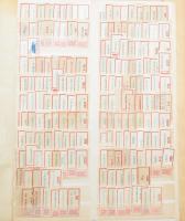 Ragjegy gyűjtemény 4 db berakólapon, csavaros borítóval