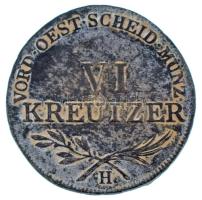 Ausztria / Vorderösterreich 1804H 6kr Ag II. Ferenc Günzburg (2,52g) T:XF patina Austria / Further Austria 1804H 6 Kreuzer Ag Franz II Günzburg (2,52g) C:XF patina Krause KM#29