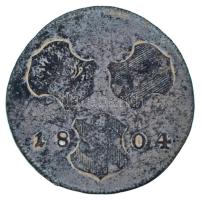 Ausztria / Vorderösterreich 1804H 6kr Ag "II. Ferenc" Günzburg (2,52g) T:XF patina Austria...