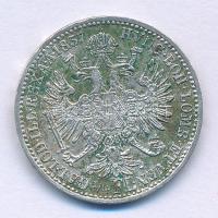 Ausztria 1857A 1/4Fl Ag "Ferenc József" T:XF,VF patina Austria 1857A 1/4 Florin Ag "F...