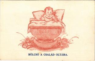 Bölcső a család oltára. Országos Stefánia Szövetség az anyák és csecsemők védelmére / Mother and child protective action propaganda in Hungary