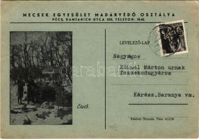 1944 Etető. Mecsek Egyesület Madárvédő Osztálya, Pécs (EK)