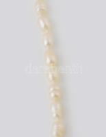 Édesvízi gyöngy nyaklánc, 14k arany (Au) kapoccsal 40 cm