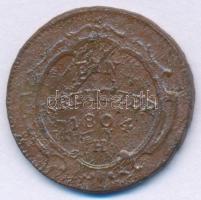 Ausztria / Elő-Ausztria (Vorderösterreich) 1804H 1kr Cu II. Ferenc Günzburg T:VF,F Austria / Further Austria 1804H 1 Kreuzer Cu Franz II Günzburg C:VF,F Krause KM#27