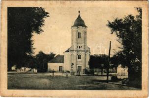 1935 Ekecs, Okoc; Római katolikus templom. Brunner Adolf Photograph Dunaszerdahely / church (fl)