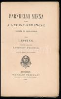 Lessing, [Gotthold Ephraim]: Barnhelmi Minna vagy a katonaszerencse. Vigjáték öt felvonásban. Ford.:...