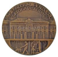 ~1925. "Magyar Királyi Állami Pénzverő Látogatási Érme" bronz emlékérem (36mm) T:AU