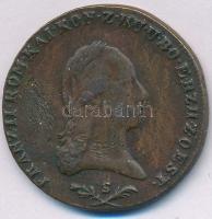 1800S 6kr Cu "I. Ferenc" T:VF patina Huszár: 2021., Unger III.: 1399.d