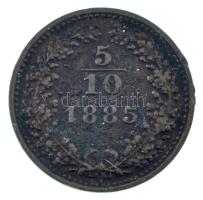 Ausztria 1885. 5/10kr Cu T:XF Austria 1885. 5/10 Kreuzer Cu C:XF
Krause KM#2183