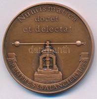 Szabó Géza (1939-) 1994. "25 éves a Magyar Éremgyűjtők Egyesülete" kétoldalas bronz emléké...