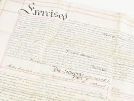 1885 Angol nyelvű szerződés