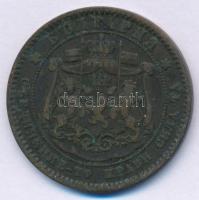 Bulgária 1881. 10s bronz T:VF Bulgaria 1881. 10 Stotinki bronze C:VF Krause KM#3