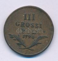 Lengyelország / Galícia és Lodoméria 1794. 3Gr Cu a Kosciuszko ellen harcoló osztrák haderő használta T:VF,F Poland / Galicia and Lodomeria 1794. 3 Grossi Cu used by the Austrian Army fighting Kosciuzko C:VF,F Krause C#5