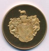 2000. "Millenium emlékére - Szent István és Boldog Gizella szobra - Szeged" aranyozott fém...