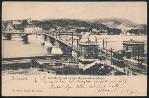 cca 1900-1910 Kézdi-Kovács László (1864-1942) festőművész, műkritikus autográf sorai és aláírása egy a Margit-hídat ábrázoló budapesti panorámás képeslapon. "Ez az a hát, hol annyiszor Árpád vére folyt, s ahol olyan kedves lakásunk volt ... - sőt van! Apud"