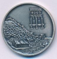 Somorjai László (1949-) DN "Visegrád" ezüstözött bronz emlékérem (32mm) T:AU