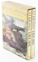Michelangelo Artista, pensatore, scrittore 1-2. Roma 1965. Istituto Geografico DeAgostini.Egászvászon kötésben, papír védőborítóval, kiadói vászon tékában.