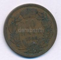 Szerbia 1868. 10p bronz "Obrenovics Mihály" T:VF
Serbia 1868. 10 Para bronze "Mihail...