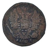 Orosz Birodalom 1823EM 1k Cu T:F,VG Russian Empire 1823EM 1 Kopeck Cu C:F,VG