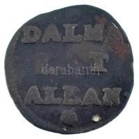 Olasz Államok / Velencei Köztársaság DN (1691-1709) 2s Cu "Dalmácia és Albánia" T:F lyuktö...