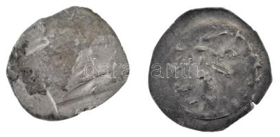 Ausztria ~1200. Friesachi Denar Ag (2xklf) T:F Austria ~1200. Friesach Denar Ag (2xdiff) C:F