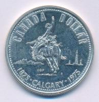 Kanada 1975. 1$ Ag Calgary T:BU patina Canada 1975. 1 Dollar Ag CalgaryC:BU patina Krause KM#97