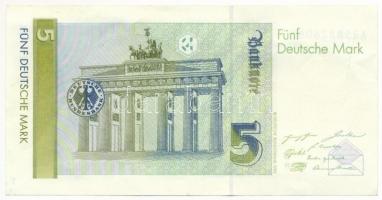 Németország 1991. 5M T:F szép papír Germany 1991.5 Mark C:F fine paper