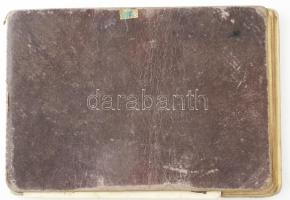 1939 Kiskundorozsma, Bálint István levente szárnykürtös kézzel írt kottafüzete, 57 db indulóval (köz...