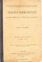 Tóth Kálmán: Vegytan-természettan elemi iskolák VI. osztálya számára. Mühlbeck Károly rajzaival és számos ábrával. Bp., 1913, Lampel R. (Wodianer F. és Fiai.) Kiadói félvászon-kötés, kissé kopott, kissé foltos borítóval, kissé laza fűzéssel.